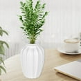 thumbnail image 1 of Gmogad Art Style Imitation Ceramic Vase for Dried Flower Arrangement, 9.5-Inch Tall Red Plastic Decorative Vase for Living Room Dining Table, Modern Home Decor Centerpiece, 1 of 6