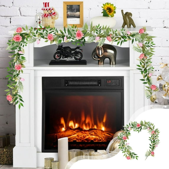 Gmogad Artificial Flower Garland, 6.5ft Wedding Rattan Vine with Simulation Flowers, Boho Home Decor for Table Centerpiece Backdrop, Indoor Outdoor Party Decoration Bulk Wholesale