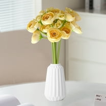 Gmogad Artificial Rose Flowers, Mother’s Day Valentine’s Gift, Realistic Cloth Floral Stems for Home Decor, Wedding Party Centerpiece, Bedroom Table Office Desk Holiday Decoration