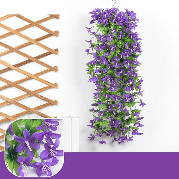 Gmogad Artificial Vines Decor - 7 Forks 118 Pcs Fake Ivy Garland for Wedding Ceiling Decor, Outdoor UV Resistant Hanging Vines for Garden Fence Balcony Party Decoration (80cm)