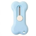 thumbnail image 1 of Gmogad Bone Portable Box Cutter, Retractable Art Cutter Utility Knife, Bone Shaped Kawaii Letter Opener, School Stationery Cute Paper Cutter, Letters and Cardboard Boxes Opening Office Home Blue, 1 of 1