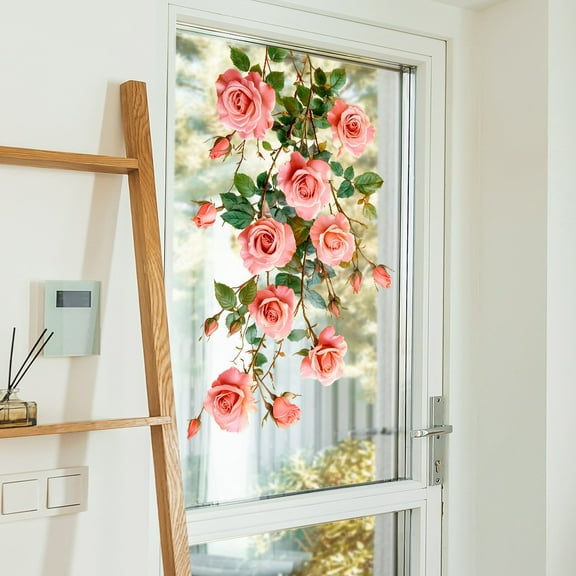 Gmogad Botanical Greenery Wall Decals - Peel and Stick Vinyl Mural for Living Room Bedroom - Nature Inspired Home Decor Large DIY Stickers Easy to Install