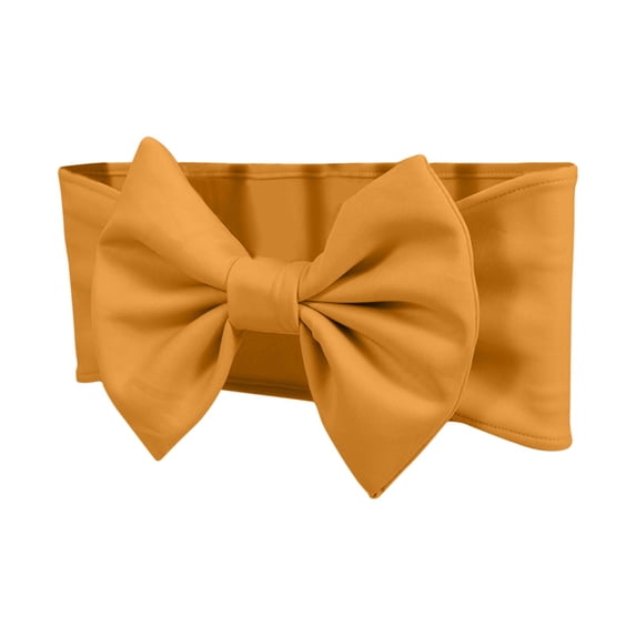 Gmogad Christmas Bow Chair Cover with Elastic Bow Knot, Festive Holiday Seating Decoration for Wedding Banquet Event, Elegant Backrest Accent for Dining Chairs, Party Home Decor