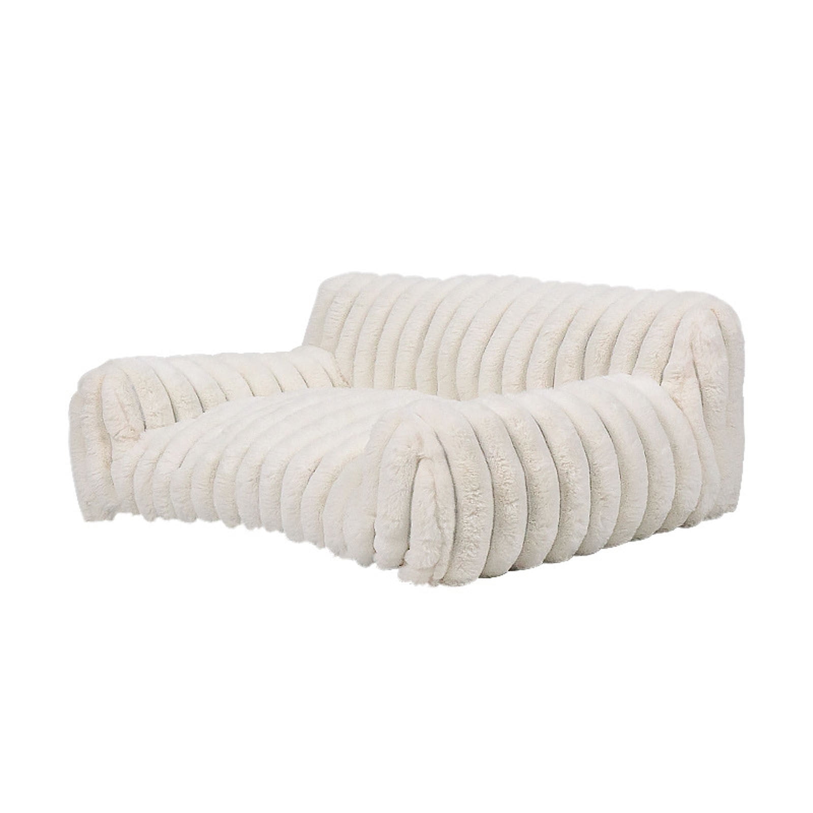 Gmogad Cute Pet Couch Bed for Dogs Cats, Premium Soft Corduroy Fleece Fuzzy Sofa Chair, Supportive Orthopedic Bed for Indoor, Washable Pet Furniture with Non Slip Bottom