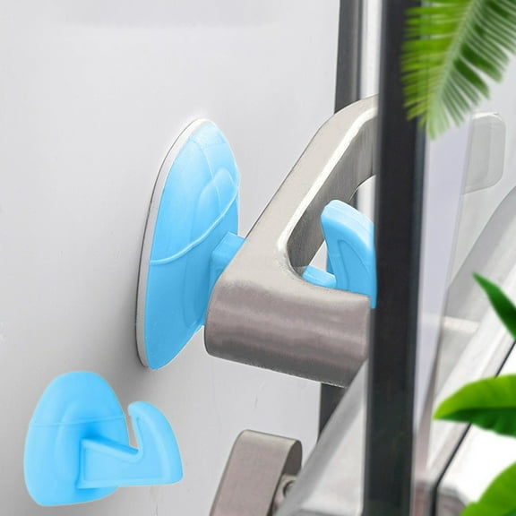 Gmogad Door Stopper for Bottom Doors Heavy Duty Non Slip Silicone Gate Wedge - Adjustable Height Wall Protector Home Office School Kids Pets Cat Paw Design Secure