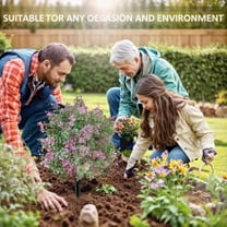 Gmogad Fake Ground Plants Realistic 18in Artificial Shrubs with Stakes for Garden Porch Office Decor UV Resistant No Maintenance