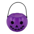 thumbnail image 1 of Gmogad Halloween Candy Buckets with Handle - Portable Trick or Treat Pails for Kids, Party Decorations for Nightclub Bar Home, Durable Plastic Containers, 1 of 7