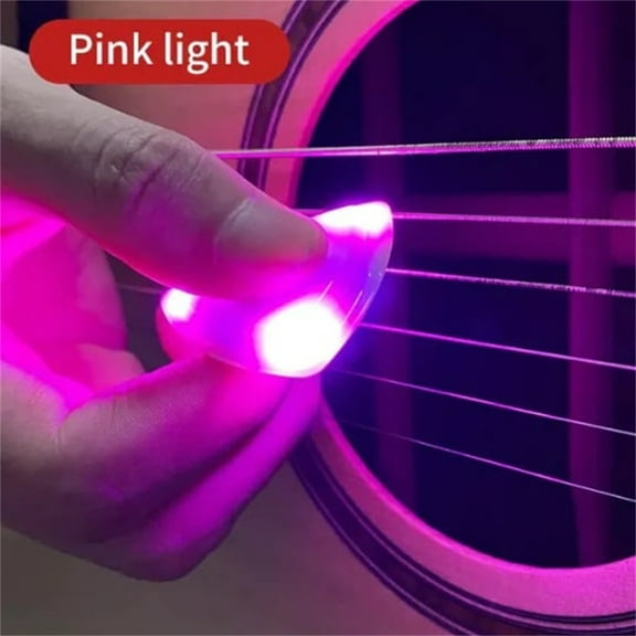 Gmogad LED Guitar Pick, Glowing Light Up Plectrum for Guitar Bass and Mandolin, LED Guitar Pick Guitar Accessories for Players and Musicians, Cool Guitar Gift for Performances and Night Playing