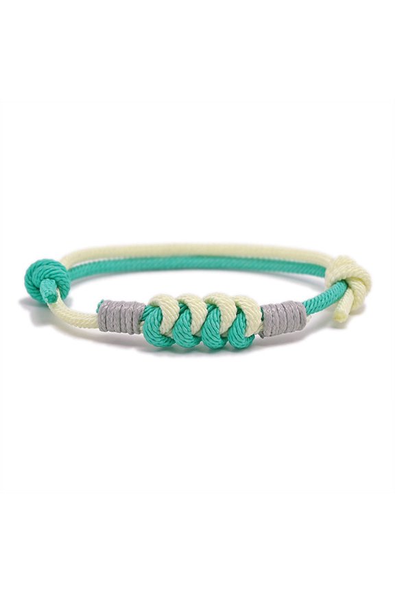 Milan Thread Knitting Neon Friendship Bracelet Handcrafted Diamond Knot Rope Adjustable Hand Rope Bracelet Party Favor Birthday Gift Kids Teens Colorful Fashionable Accessories