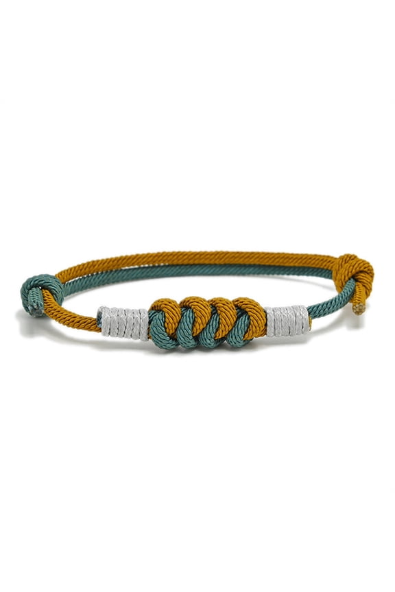 Milan Thread Knitting Neon Friendship Bracelet Handcrafted Diamond Knot Rope Adjustable Hand Rope Bracelet Party Favor Birthday Gift Kids Teens Colorful Fashionable Accessories