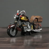 Gmogad Miniature Metal Motorcycle Model - Vintage Bike Figurine for Living Room Shelf, Office Desk Decor, Biker Gifts & Themed Collectible Displays
