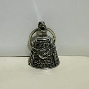 Gmogad Motorcycle Guardian Bell - Steel Alloy Protective Gift for Riders, Anti-Evil Spirit Charm with Durable Finish, Bike Accessories for Safe Travel & Blessing