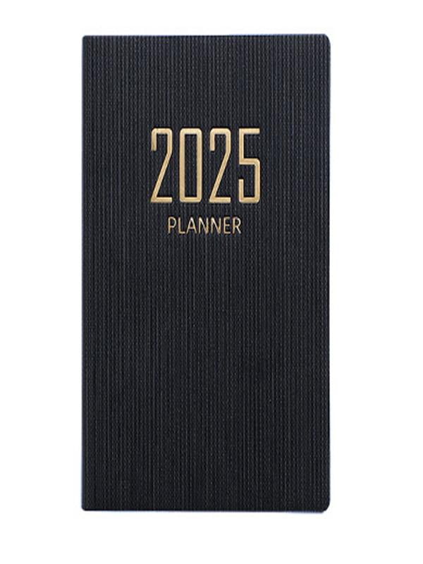 Gmogad Pocket Calendar 2024-2025 for Purse, Small Size Monthly & Weekly Academic Planner -12 Months, Hardcover Mini Pocket Planner, 3.1" x 4.2" Black