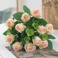 thumbnail image 1 of Gmogad Silk Mini Rose Artificial Flowers - Fade-Resistant Faux Plants for Centerpieces, Wreaths - Real-Looking Home Decor for Living Room, Dining Table, Wedding, 1 of 2