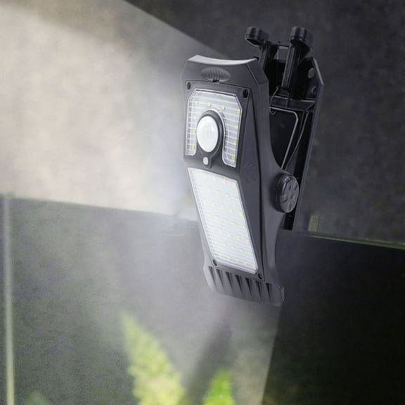 Gmogad Solar Clip Motion Sensor Lights Outdoor, 3 Working Modes Wireless Solar Security LED Lights for Garden Fence Patio Garage Gate, IP65 Waterproof Auto On/Off