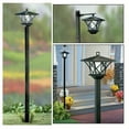 thumbnail image 1 of Gmogad Solar Outdoor Post Lights, Pole Lights Outdoor, Vintage Decorative Floor Lamp for Patio, Garden, Backyard, Front/Back Door, Dusk to Dawn Waterproof Floor Lamps LED Lights, Black, 1 of 6