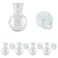 thumbnail image 1 of Gmogad Transparent Suction Cup Wall Vase - Modern Hanging Flower Arrangement Container, Indoor Hydroponic Plant Terrarium & Fish Tank Decor, 1 of 2