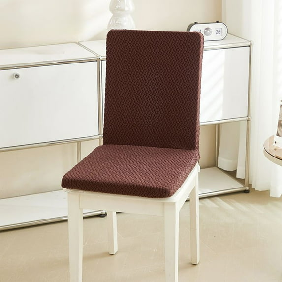 Gmogad Universal Elastic Chair Covers with Cushion - One-Piece Seat & Backrest Cover for Dining Room Office Restaurant Waterproof Washable Non-Slip Furniture Protector
