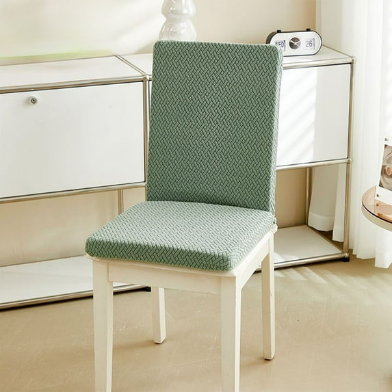 Gmogad Universal Elastic Chair Covers with Cushion - One-Piece Seat & Backrest Cover for Dining Room Office Restaurant Waterproof Washable Non-Slip Furniture Protector