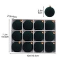 thumbnail image 1 of Gmogad Velvet Christmas Ornaments 12 PCS, Flocked Christmas Tree Balls 2.4 Inch, Luxury Velvet Decorations Set, Christmas Tree Decor with Metal Buckles, Festive Holiday Decor for Home Party, 1 of 6