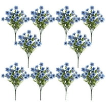 Gmogad Viola Flower Set, 10-Pack Artificial Flower Collection - Realistic Fake Plants with Stems for Home Decor, Lifelike Table Centerpiece Wedding Arrangement Decorations