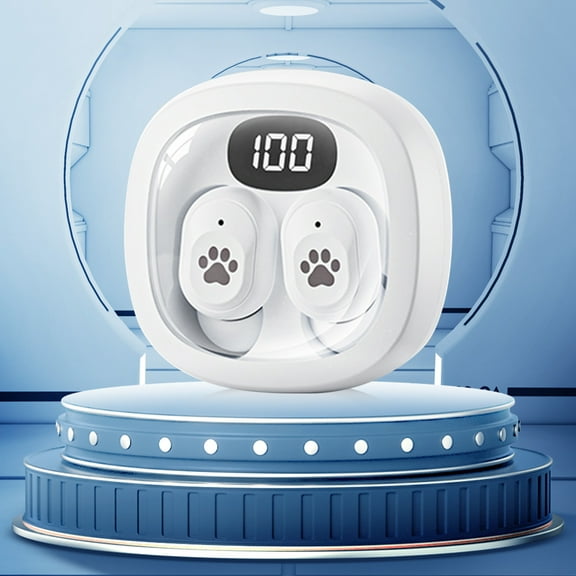 Gmogad Wireless Earbuds for Small Ears with Premium Sound, Bluetooth Earbuds for Women and Men, Cute Earphones for Small Ear Canals with Mic, IPX5 Sweatproof, Long Battery, Loud Bass