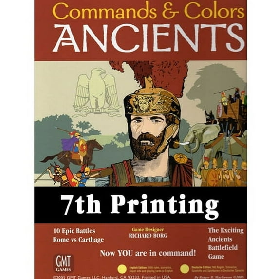 GMT Games Commands & Colors Ancients 7th Printing GMT 0509