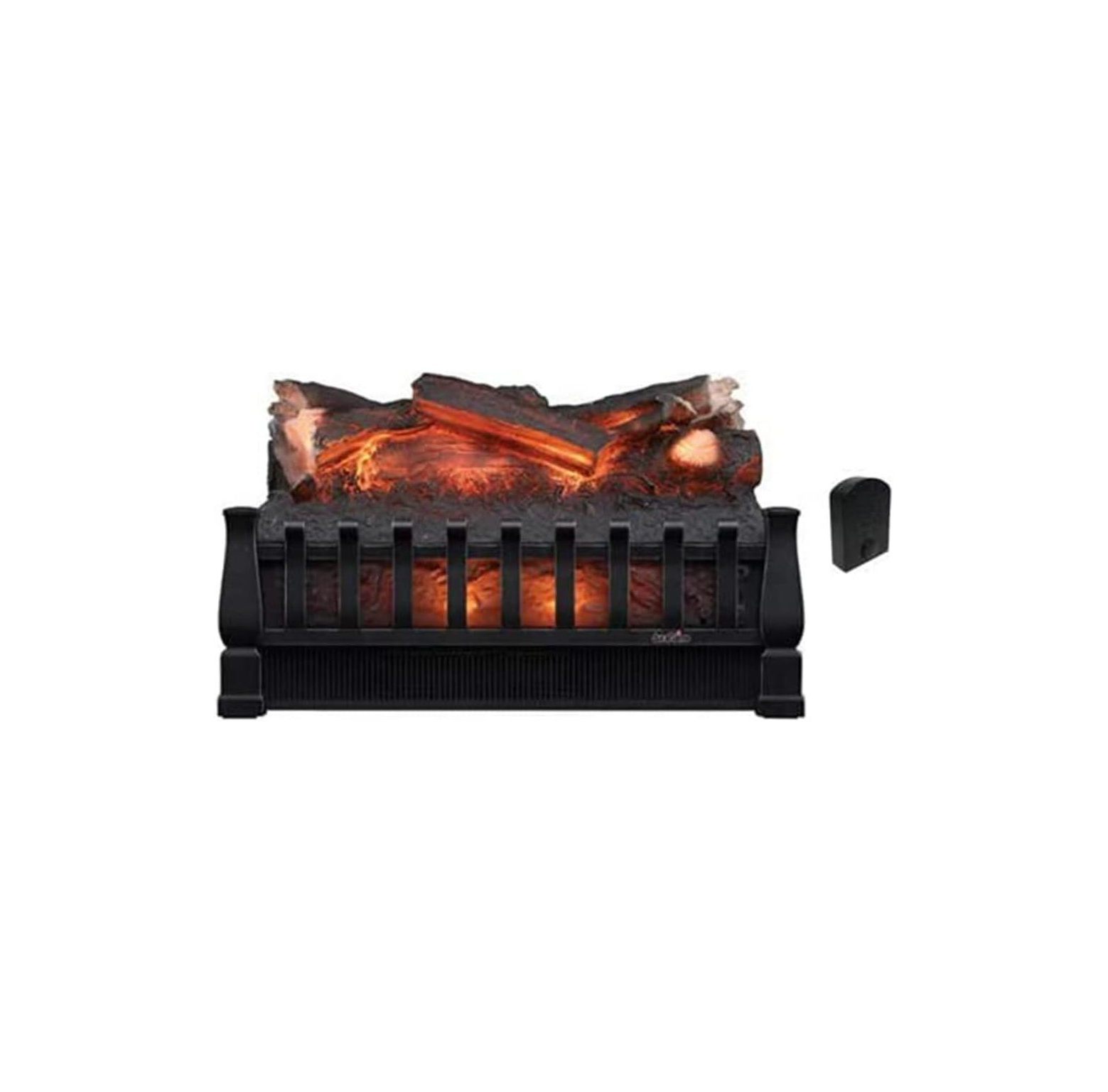 GnHoCh 20" Electric Fireplace Log Set Insert Fire Crackler Combo with