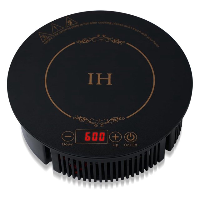 GnHoCh 600W / 120V Induction Cooktop Mini Portable Countertop Burners
