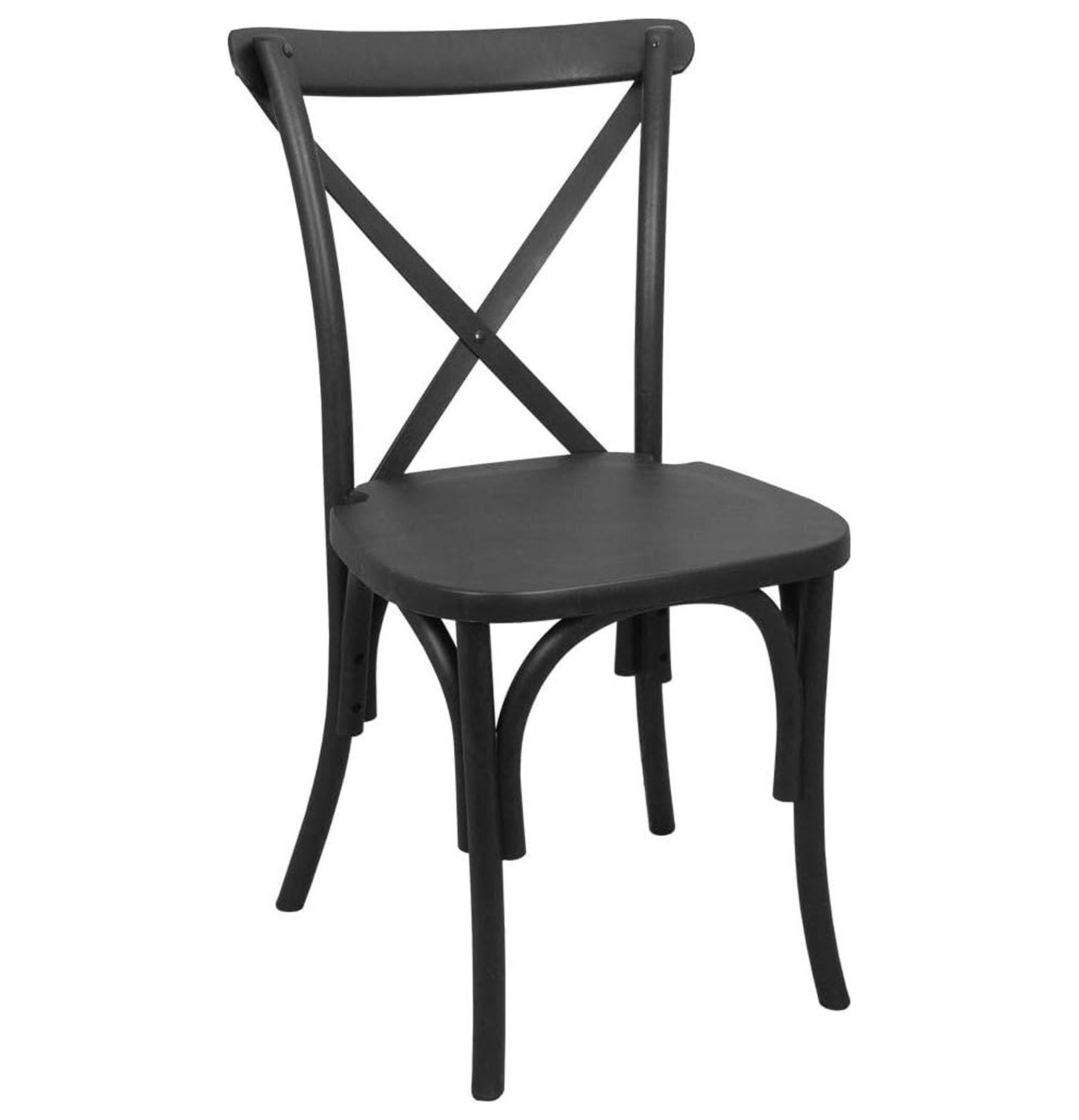GnHoCh Black Resin XBack Chair
