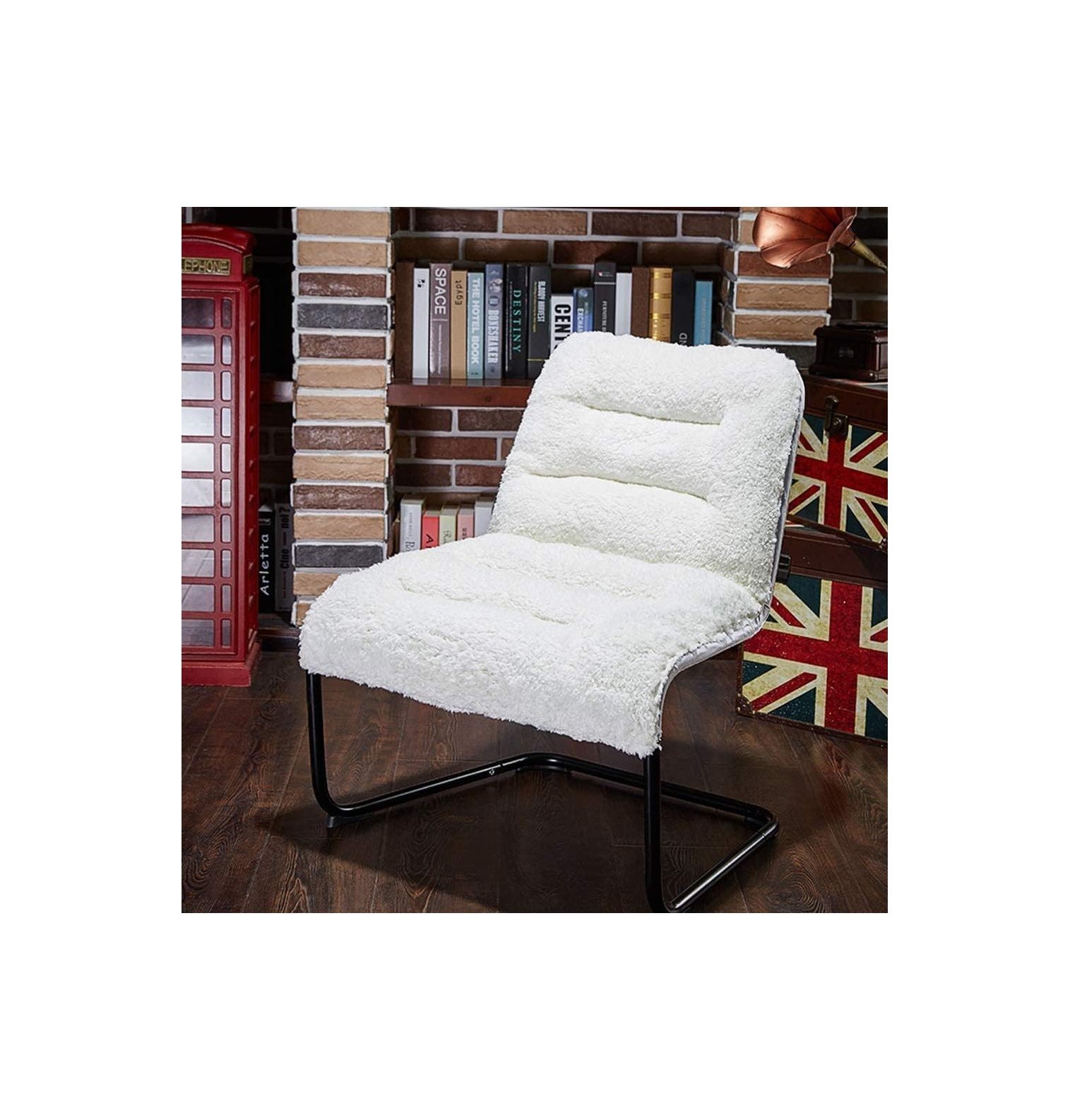 GnHoCh Comfy Dorm Chairs Padded Folding Bedroom Reading Leisure/Lounge Chair Seat for Living