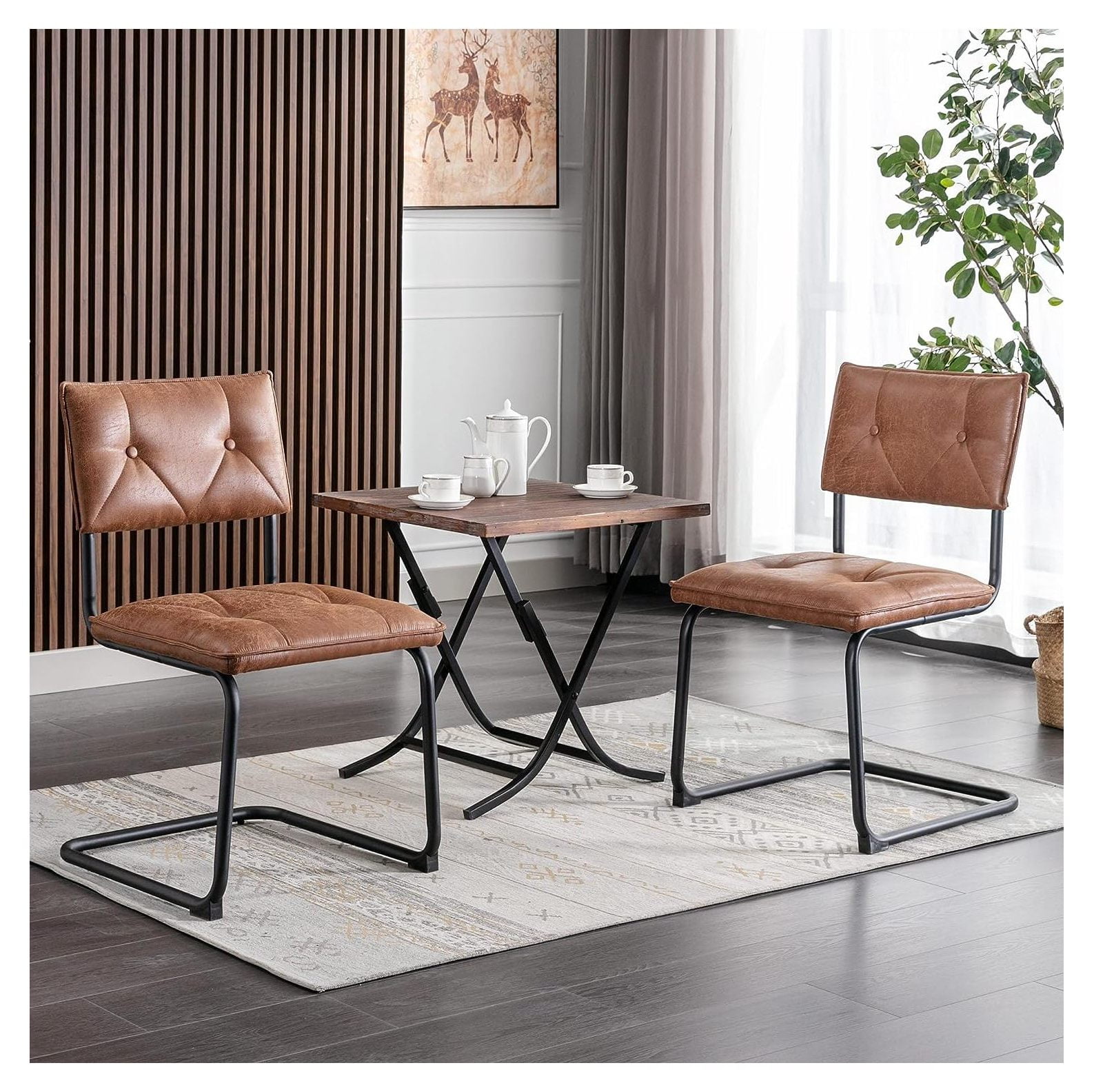 GnHoCh Dining Chairs Set of 2, Century Modern Dining Chairs with