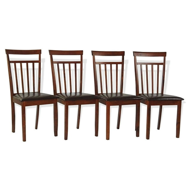 GnHoCh Dining Set of 4 Dining Kitchen Side Warm Chairs with Padded Seat