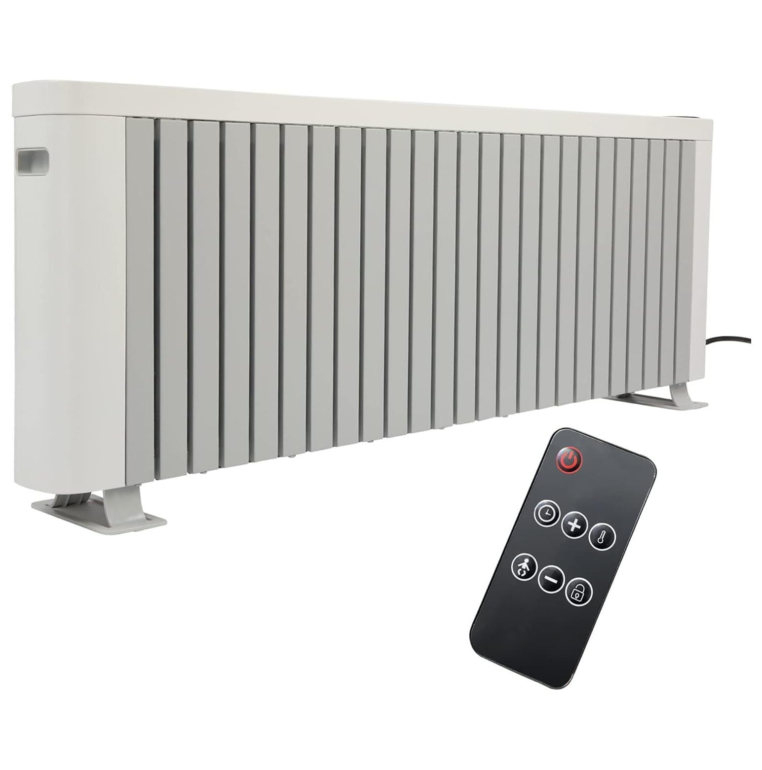 GnHoCh Electric Baseboard Heater with Thermostat for Indoor Use, 1500W/900W/600W Energy