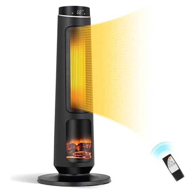 GnHoCh Electric Space Heater for Large Room, 30" PTC Fast Heating