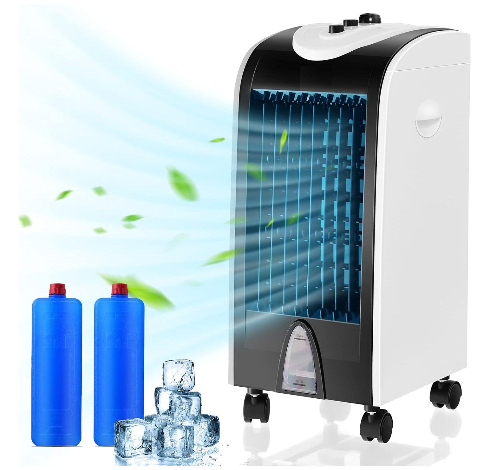 GnHoCh Evaporative Cooler, 3in1 Portable Air Cooler with Fan