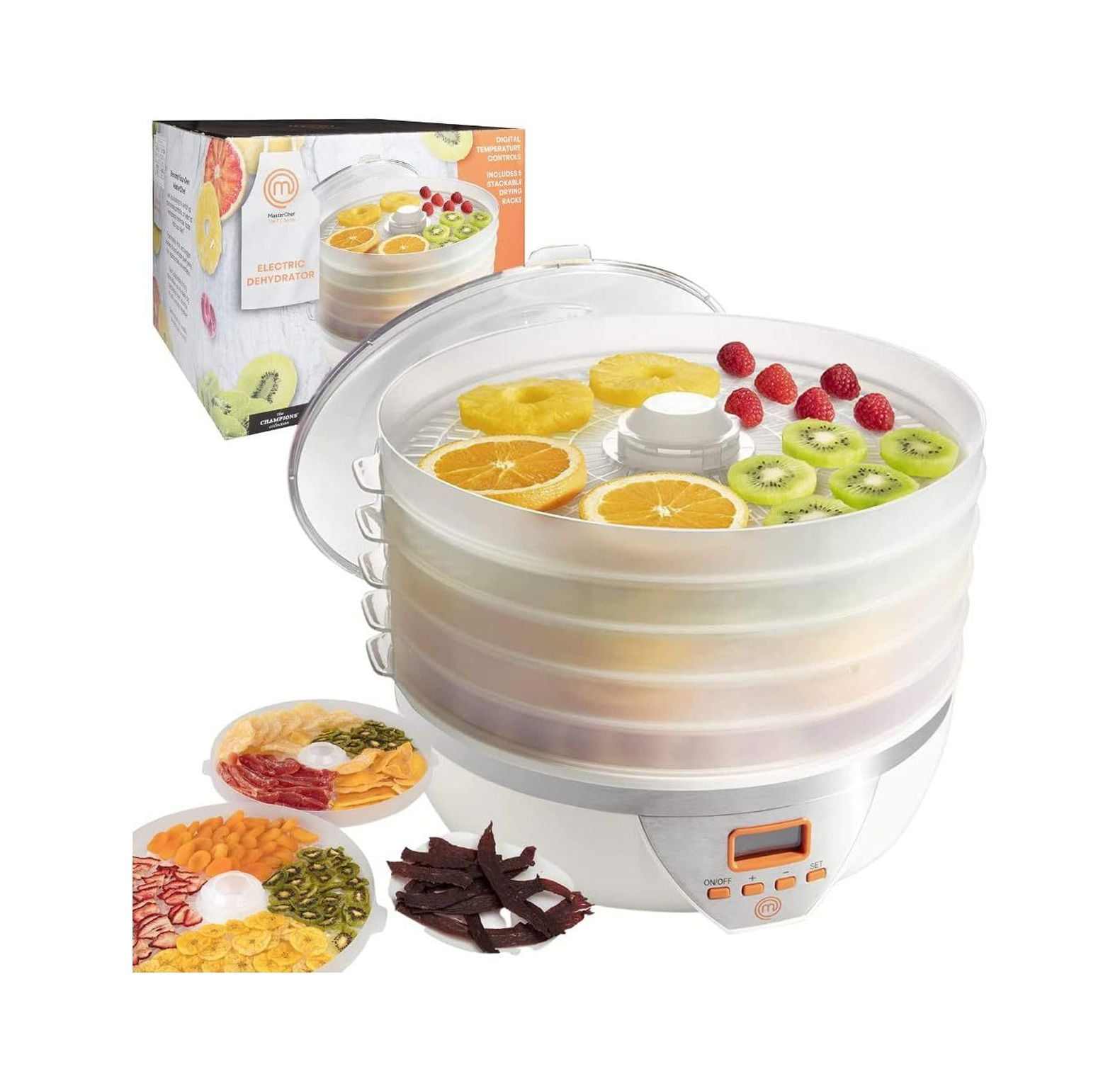 GnHoCh Food Dehydrator w 5 Trays and Digital Temperature Controls