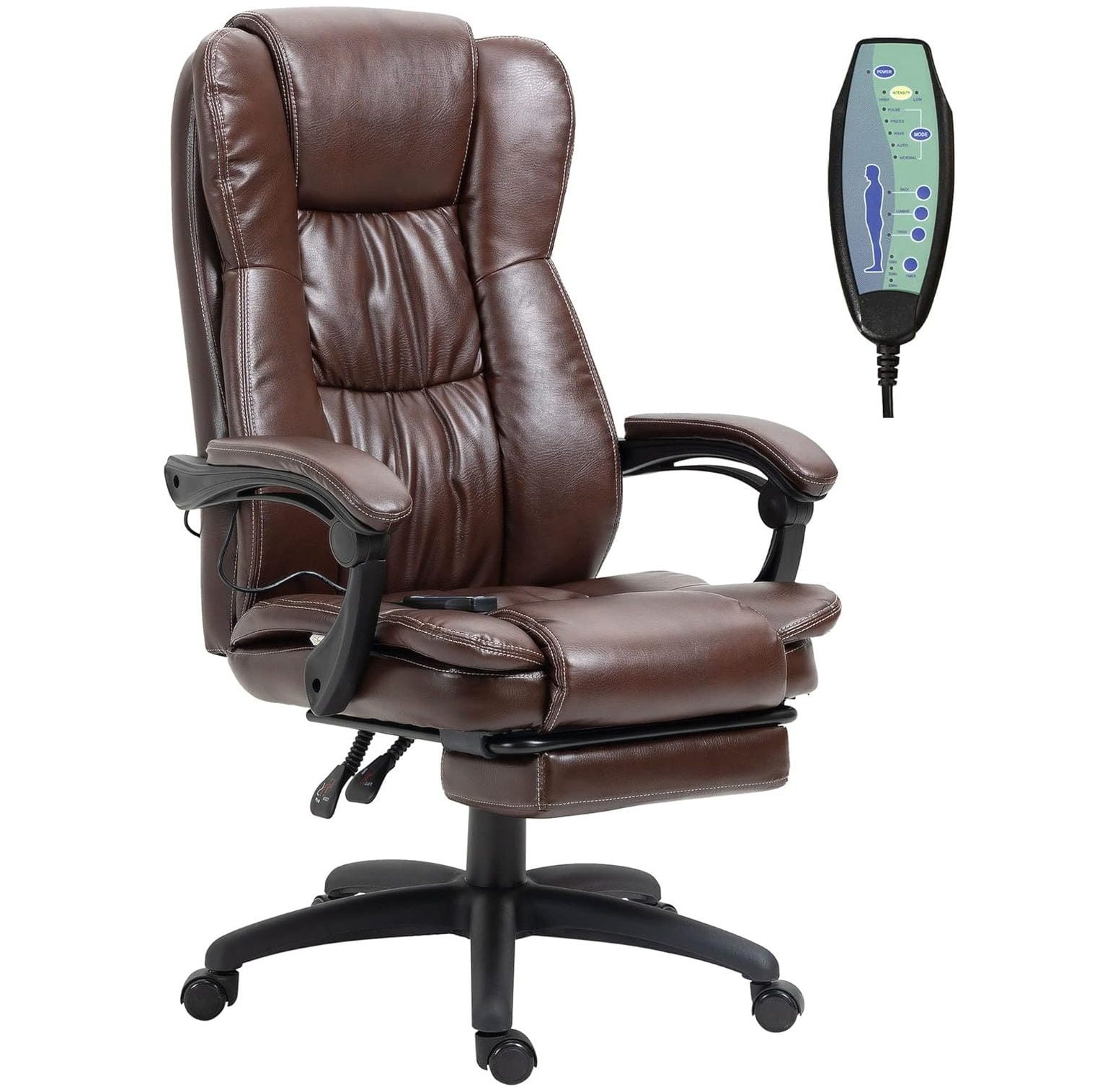 GnHoCh High Back Massage Office Chair with 6Point Vibration, 5 Modes