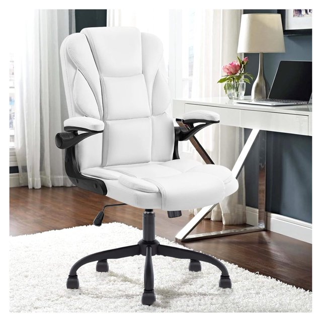 GnHoCh Home Office Desk Chair, High Back Ergonomic Managerial Executive Chairs, Swivel