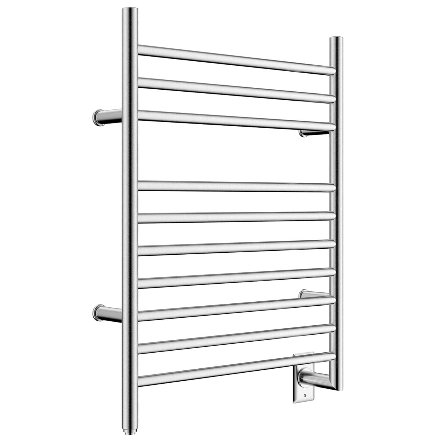 GnHoCh Hot Towel Warmer for Bath Hardwired Heated Drying Rack Brushed Polish