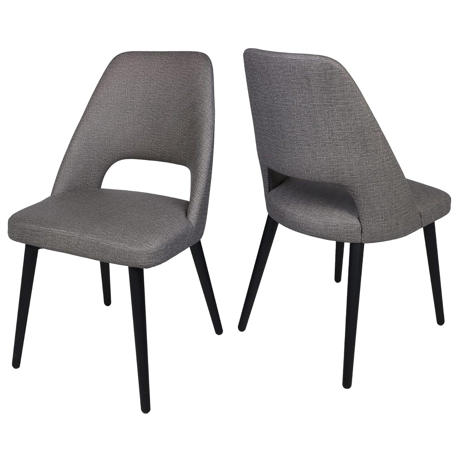 GnHoCh Leather Dining Chairs Set of 2,Upholstered Vinyl Chair Heavy