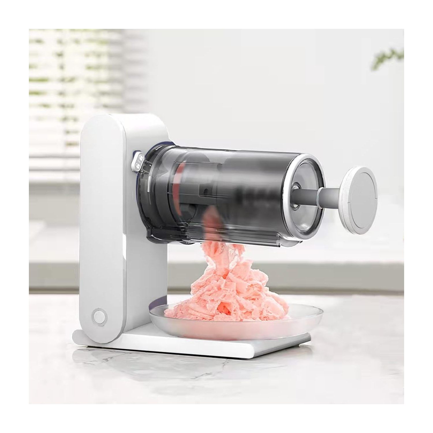 GnHoCh Shave Ice Machine,Electric Snow Cone Machine USB Rechargeable