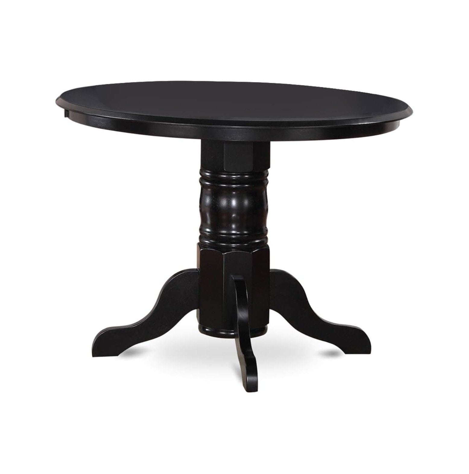 GnHoCh Shelton Kitchen Dining Table a Round Wooden Table Top with