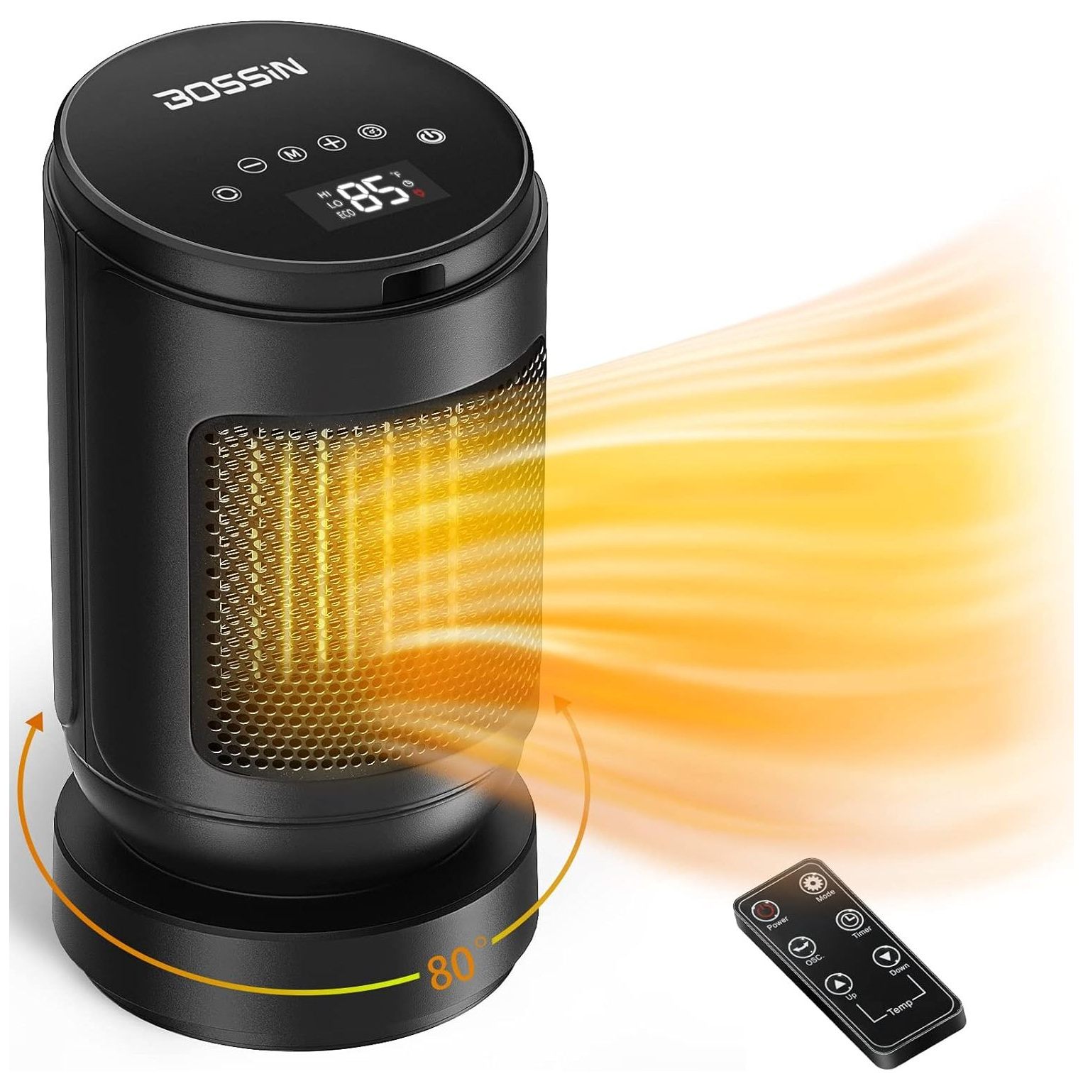 GnHoCh Space Heater for Large Room,1500W Electric Heater with