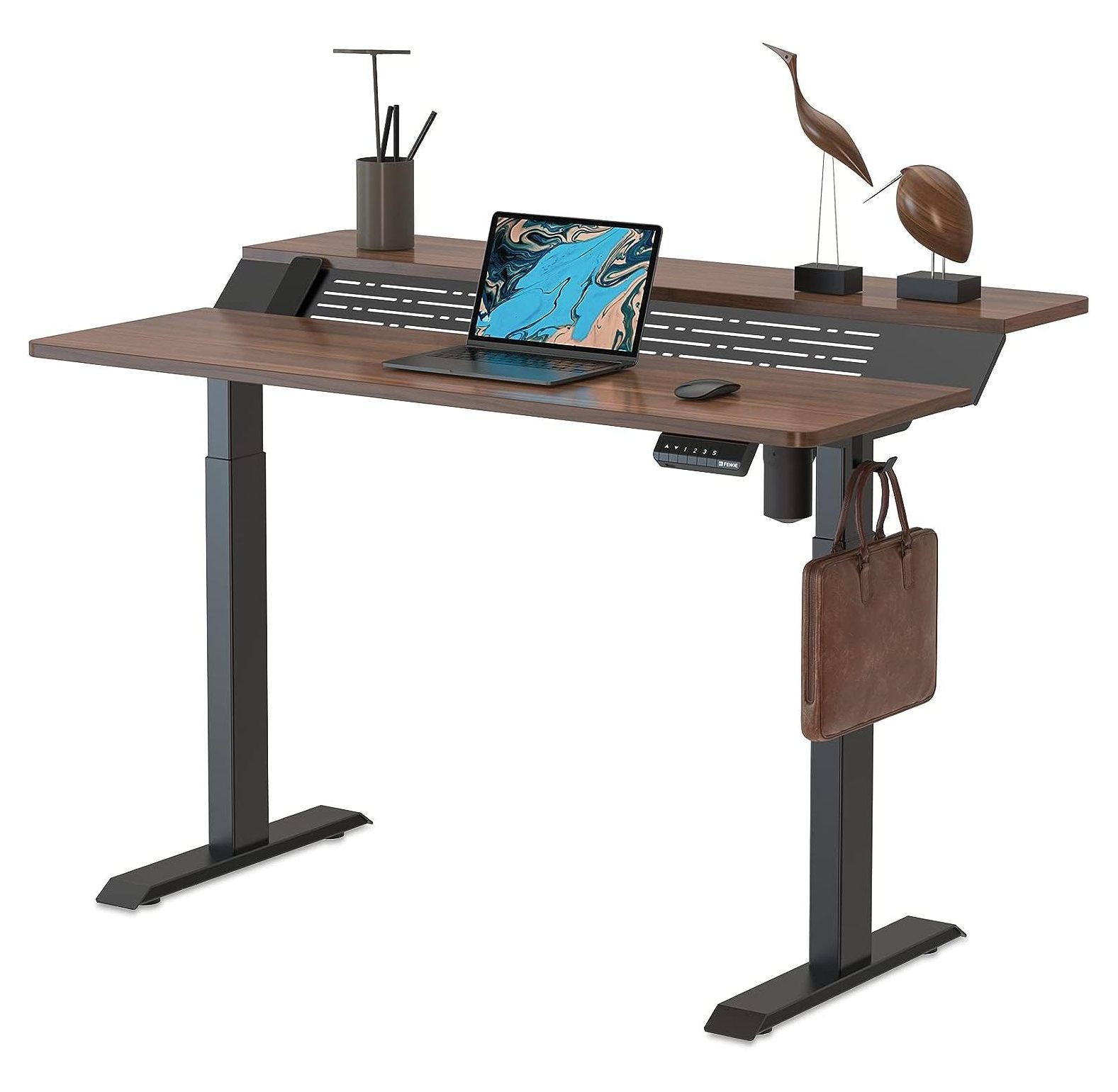GnHoCh Standing Desk,48x24 Inches Electric Height Adjustable Stand up