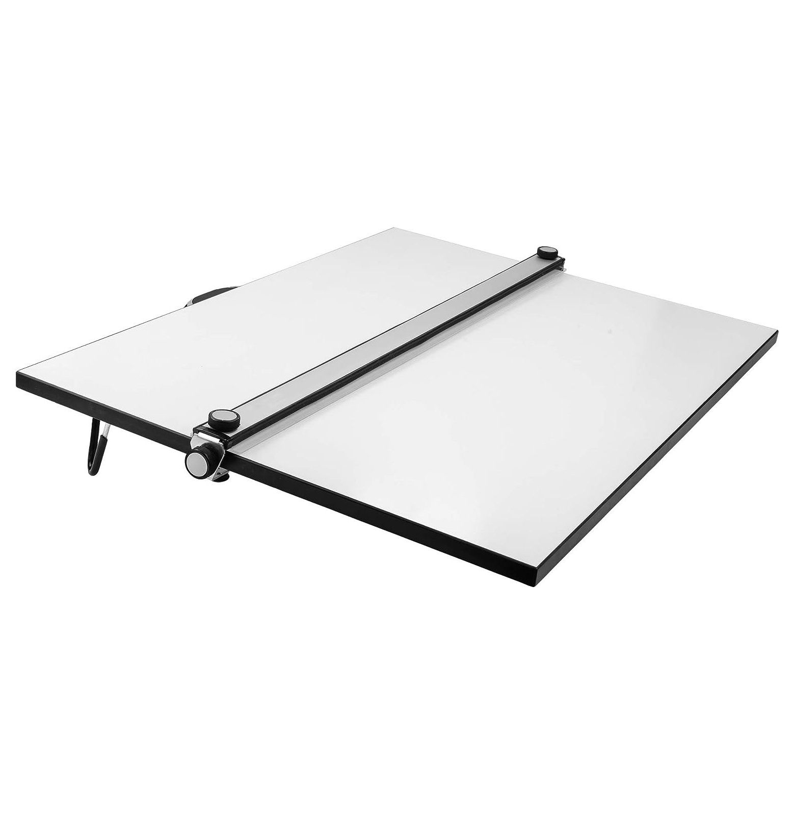 GnHoCh Table Top Drawing Board with Parallel Bar, White, 16 inches by