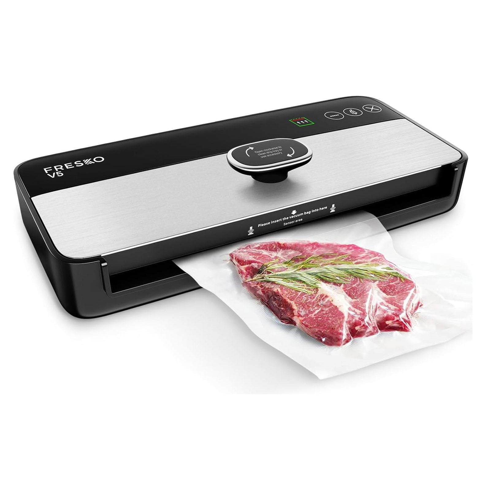 GnHoCh Vacuum Sealer Machine, Full Automatic Seal a Meal Vacuum Sealer