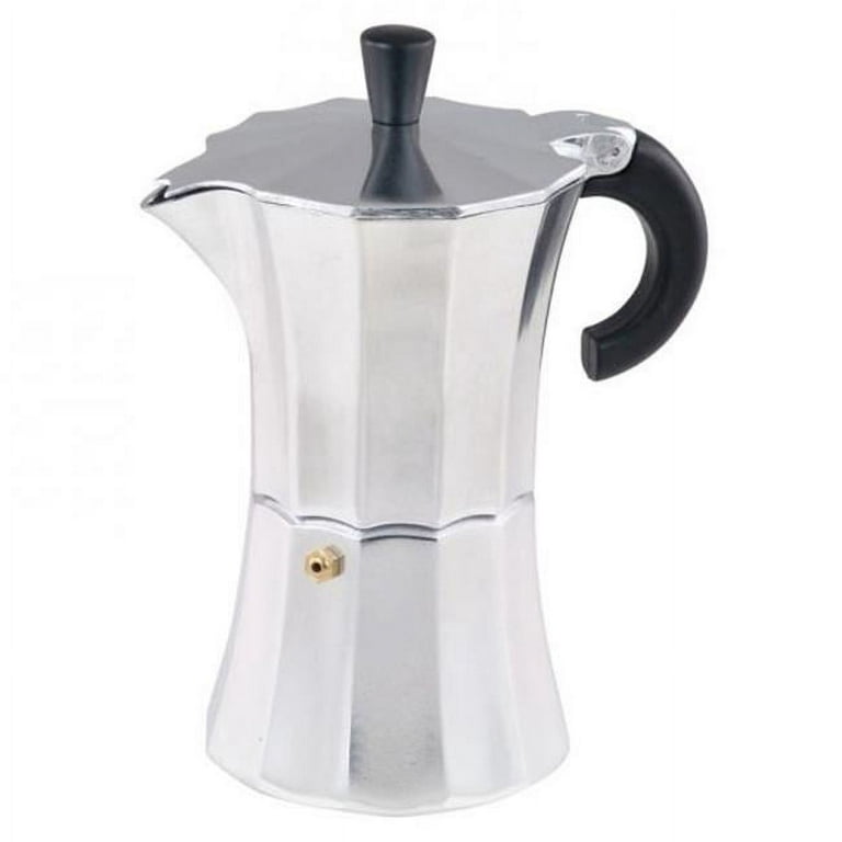 Gnali & Zani Morosina Stovetop Espresso Maker Aluminum Measures - 1 Cup