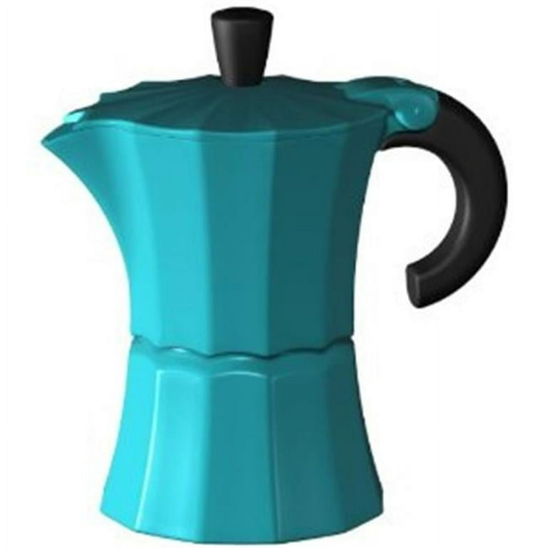 Gnali & Zani V210B-9 Morosina Express Stovetop Makers Blue Measures - Cup 9 Espresso
