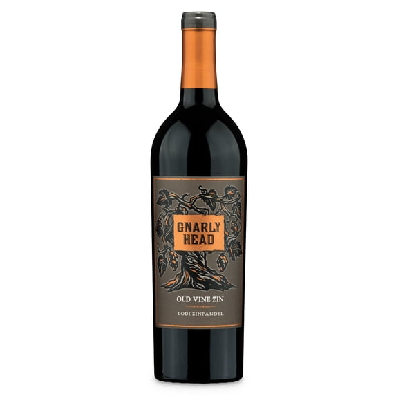 Gnarly Head Old Vine Zinfandel Red Wine, Lodi, California, 750mL, 14.5% ABV